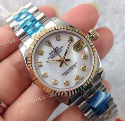 Copy Rolex 2-Tone Datejust Gold Watch 31mm - High Quality